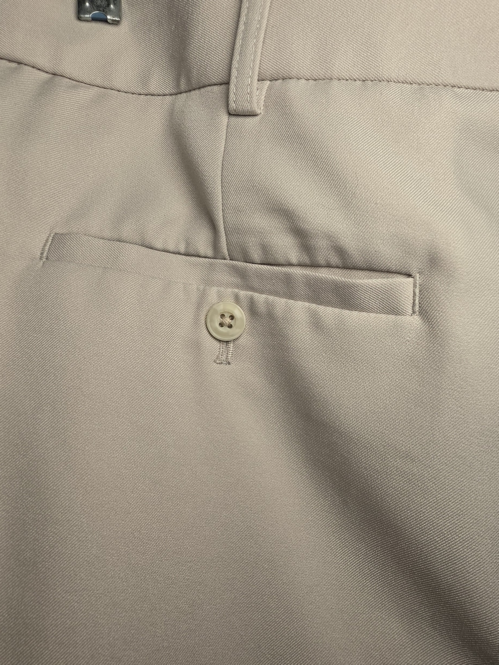 PGA Tour Light Cream Performance Flat-Front Golf Shorts - Picture 5 of 7